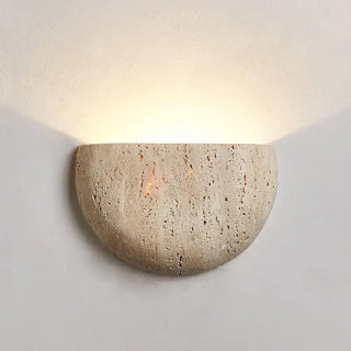 Wabi Sabi Natural Stone Wall Sconce Light-Wall Lights