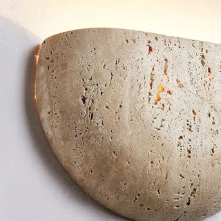 Wabi Sabi Natural Stone Wall Sconce Light-Wall Lights