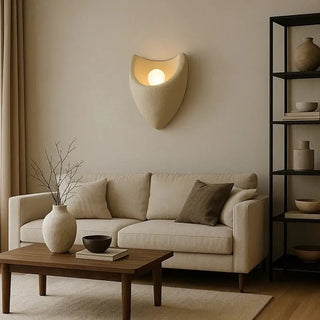 Wabi-Sabi Resin Wall Lamp – Bedside Reading Light-Wall Lights