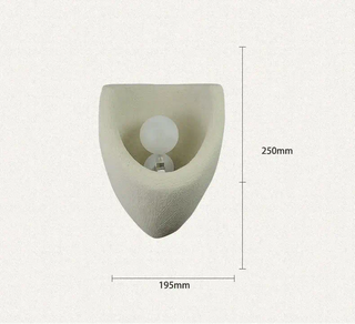Wabi-Sabi Resin Wall Lamp – Bedside Reading Light-Wall Lights