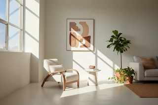 Кресло Wabi-Sabi Retro Lounge – прочный металлический каркас
