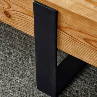 Wabi-Sabi Solid Wood Coffee Table – Minimalist Pine Design