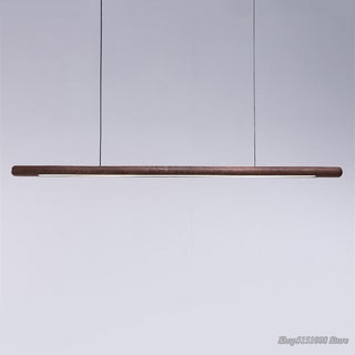 Walnut Hanging Light: Unique and Stylish Lighting Solution-Kitchen Island