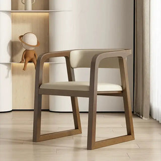 Walnut Wood Full Comfort Dining Chairs – Brown and Black Finishes