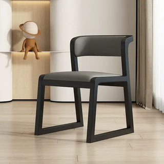 Walnut Wood Full Comfort Dining Chairs – Brown and Black Finishes