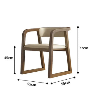 Walnut Wood Full Comfort Dining Chairs – Brown and Black Finishes