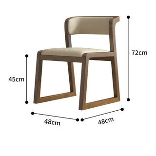 Walnut Wood Full Comfort Dining Chairs – Brown and Black Finishes