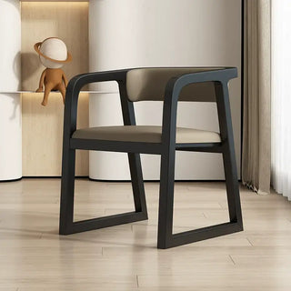 Walnut Wood Full Comfort Dining Chairs – Brown and Black Finishes