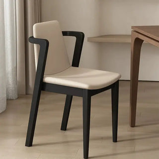 Walnut Wood Low Arch Dining Chairs – Light, Brown & Black Finishes