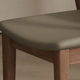 Walnut Wood Low Arch Dining Chairs – Light, Brown & Black Finishes