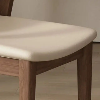 Walnut Wood Low Arch Dining Chairs – Light, Brown & Black Finishes