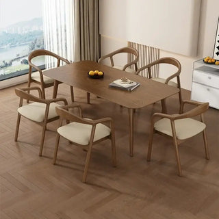 Стул для столовой из орехового дерева в деревенском стиле – ручная работа, естественное очарование