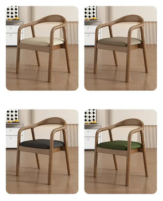 Стул для столовой из орехового дерева в деревенском стиле – ручная работа, естественное очарование