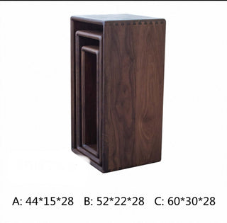 Walnut Wood Wall Hanging Shelves – Pure Solid Walnut in Multiple Sizes
