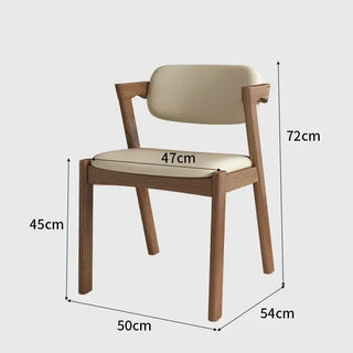 Walnut Wood Zig Zag Dining Chairs – Modern Design