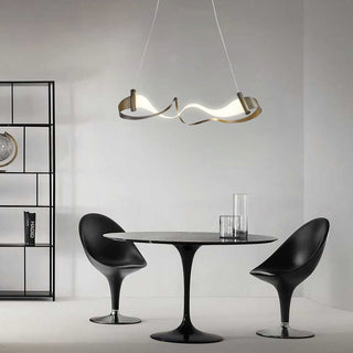 Wave Chandelier: Stylish Lighting for Any Space-Kitchen Island