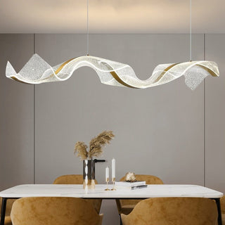 Wave LED Hanging Light for Dining and Kitchen Island-Kitchen Island