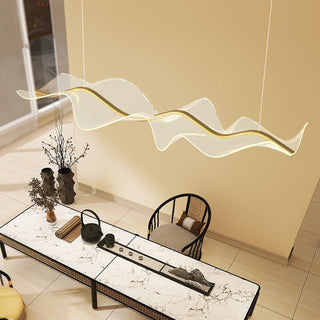 Wave LED Hanging Light for Dining and Kitchen Island-Kitchen Island