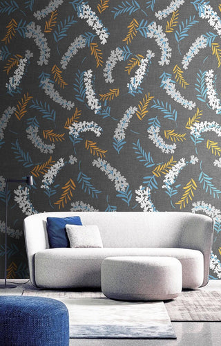 Wheat Floral Patterns Wallpaper Mural-Flower & Leaf Wallpaper