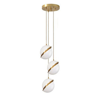 White Glass Ball Bubble LED Pendant Lights - Modern Style-Pendant Lights