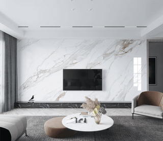 White Stone Design: Marble Wallpaper Murals-Marble Design Wallpaper
