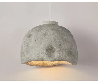 Wind Pendant Lustre Lighting – Sculptural Resin LED Cord Light