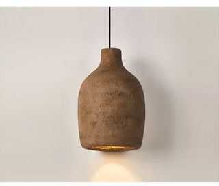 Wind Pendant Lustre Lighting – Sculptural Resin LED Cord Light