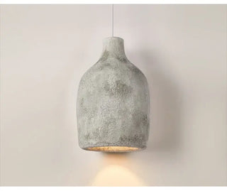 Wind Pendant Lustre Lighting – Sculptural Resin LED Cord Light