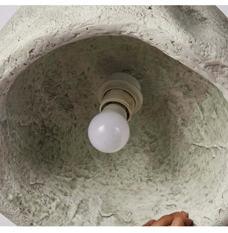 Wind Pendant Lustre Lighting – Sculptural Resin LED Cord Light