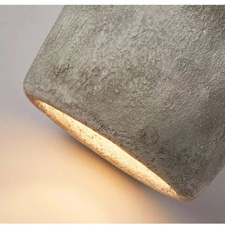 Wind Pendant Lustre Lighting – Sculptural Resin LED Cord Light