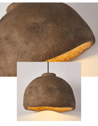 Wind Pendant Lustre Lighting – Sculptural Resin LED Cord Light