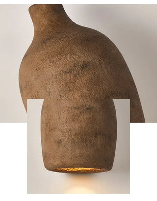 Wind Pendant Lustre Lighting – Sculptural Resin LED Cord Light