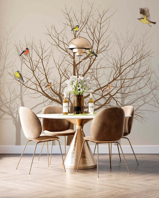 Winter Tree Wallpaper Mural - Transform Your Space-Trees Wallpaper