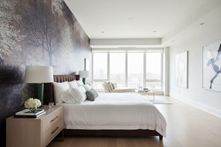 Winter Trees Garden Wallpaper Mural
