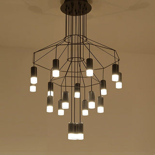 Wireflow LED Chandelier - Illuminate Your Space-Chandeliers