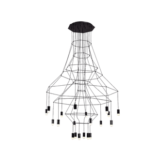 Wireflow LED Chandelier - Illuminate Your Space-Chandeliers