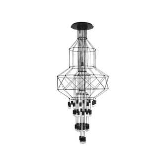 Wireflow LED Chandelier - Illuminate Your Space-Chandeliers
