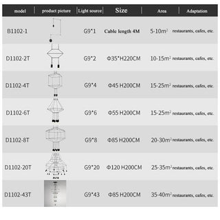Wireflow LED Chandelier - Illuminate Your Space-Chandeliers