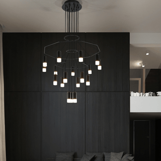 Wireflow LED Chandelier - Illuminate Your Space-Chandeliers
