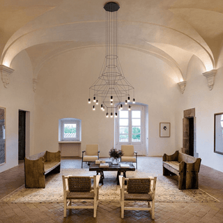 Wireflow LED Chandelier - Illuminate Your Space-Chandeliers