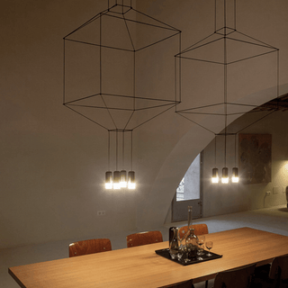 Wireflow LED Chandelier - Illuminate Your Space-Chandeliers