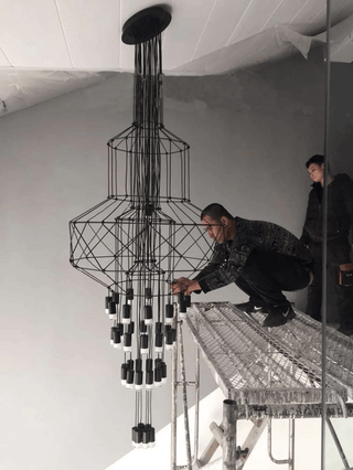 Wireflow LED Chandelier - Illuminate Your Space-Chandeliers