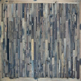 Wood Brick Effect Wallpaper - Transform your Room Today-Geometric Shapes Wallpaper