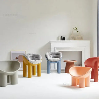 Elephant Form Designer Chair for Kids Room Nursery-Graffitiwallarts.com
