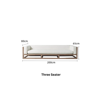 High-End Modular Outdoor Furniture Set – Solid Wood Poolside Collection - GraffitiWallArts.com
