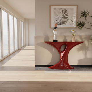 Italian Luxury Entryway Cabinet – Modern Fiberglass Console Divider Table-Graffitiwallarts.com