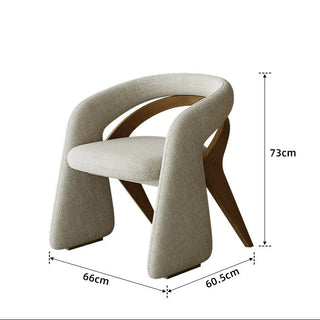 Italienische minimalistische Empfangs-/Esszimmerstühle – Massivholz-Freizeitsitzmöbel