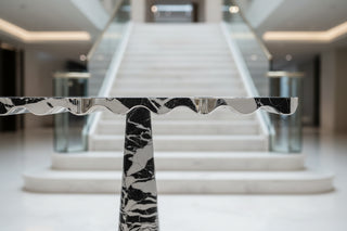 Italian Luxury Natural Marble Console Table 