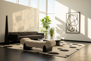 Italian Minimalist Channel-Tufted Bench
