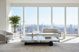 Italian Minimalist Marble Coffee Table